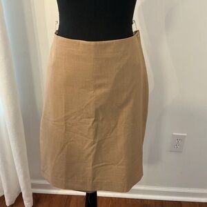 The Limited Beige Pencil Skirt